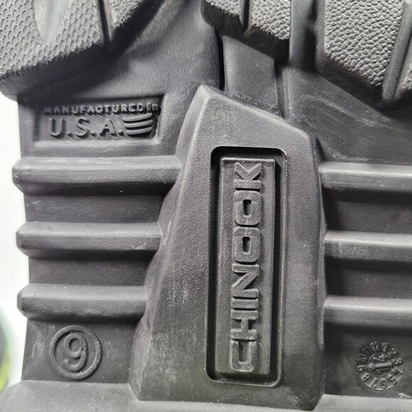 Chinook Kickaxe Soft Toe Men's Black Work Boots US Size 9 NWOT - Picture 10 of 11